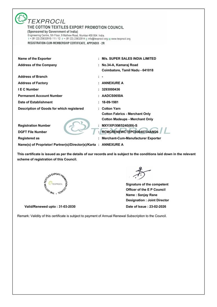 textilecertificate  